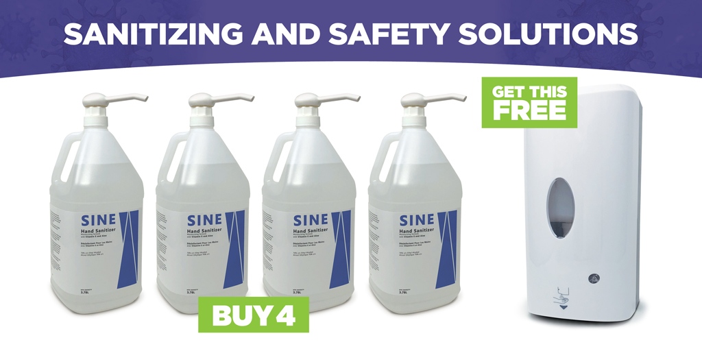 Buy four 3.78 L Hand Sanitizers with Pump and receive a Touchless Hand Sanitizer and Soap Dispenser for FREE! A value of $79.95. Limited time offer. Offer Expires March 31st, 2021. Shop now>>> wintergreen.ca/buy-4-wg600-an…