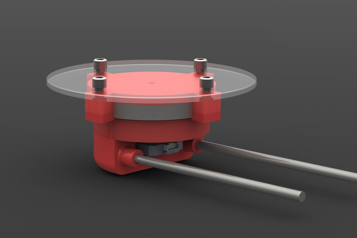 sulfuroid's tweet photo. Opensource 3D scanner chassis modelization attempt. Based on a nema17 + 16014 ballbearing (https://t.co/PhHancGkQQ) https://t.co/pZNMmDt74E