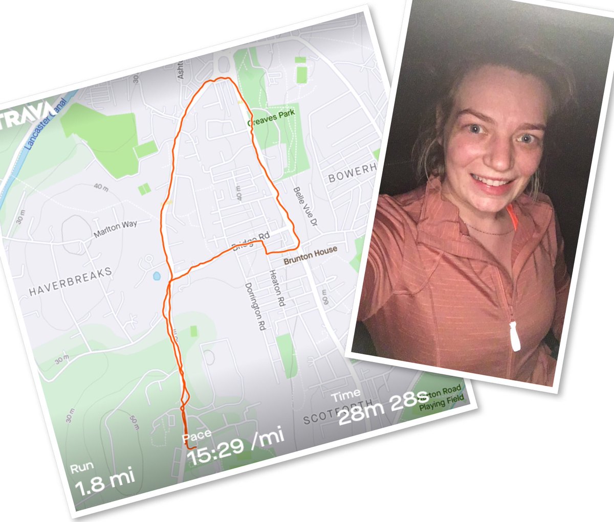 croft_danielle's tweet photo. 12 hour shift and a run! Starting my Monday off right 💪🏼. Lancaster and Morecambe RITT have started a running club, keeping each other motivated. Still struggling with my breathing but a run is a run 🏃🏻‍♀️ #runningclub #nurseswhorun #covidrecovery #running #strava https://t.co/aNLyfytTSv