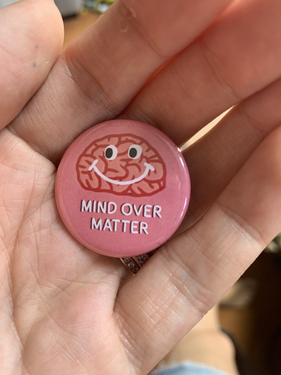 ChildLifeMorgan's tweet photo. Just a reminder #mindovermatter #brains #coping #childlife #riseabove #KillEmWithKindness #buttonoftheday https://t.co/kDX2ps1Z7N