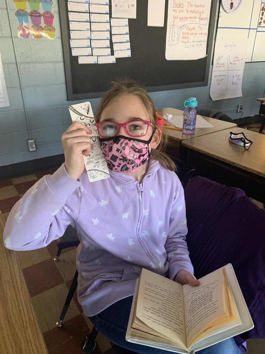 Thank you Bissett for the fun bookmarks. #spsreads #Bobcatsread