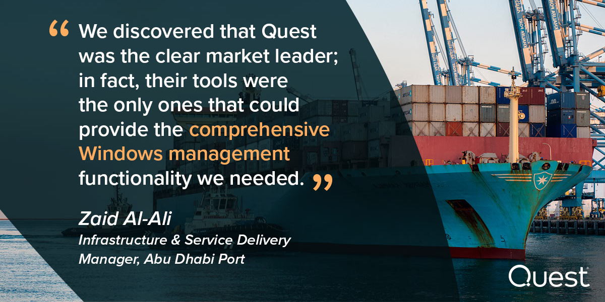 Abu Dhabi Ports needed comprehensive auditing, proactive alerting, automated provisioning and self-service password resets. Read their story https://t.co/gANYB1ZRP6 https://t.co/J7I9EhqRzQ
