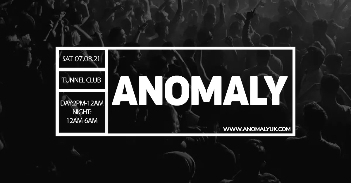 Anomaly 5th Birthday  at The Tunnel Club - bit.ly/Anomaly5thBirt…

4 Rooms
#classictrance
#upliftingtrance
#techtrance
#psytrance
#hardhouse
16 hours of madness
12am-6pm

Get ready for the biggest uk blowout ever! 💣💥👀

<a href="/anomalygroupuk/">Anomaly Trance Events</a> <a href="/richmillerdj/">Richie George</a> 
<a href="/Tunnelclub/">Tunnel Club</a>