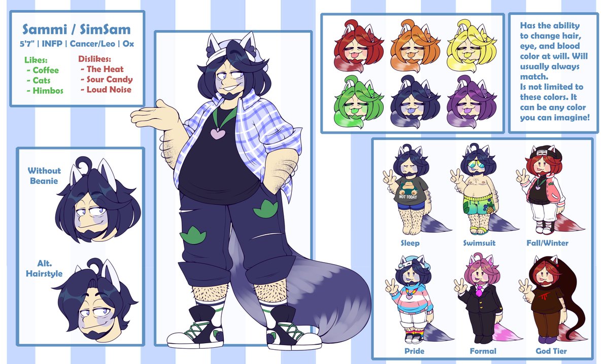 BlueberrySimSam's tweet photo. New sona reference for 2021! 💙
#artistsontwitter #referencepage https://t.co/ZXCQfgdNdY