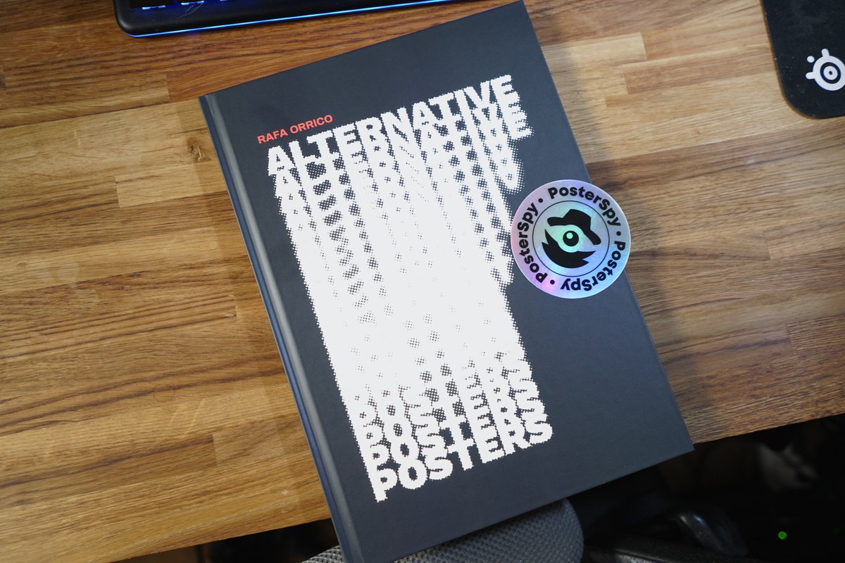 PosterSpy's tweet photo. #WIN a hardcover copy of Rafa Orrico: Alternative Posters + 3 PosterSpy holographic stickers!

RRP is £25 and the book is limited to 500 copies.

To enter you MUST
Follow @PosterSpy &amp; @DiezOrrico 
RT this tweet 
Tag a friend for a bonus!

Open worldwide 🌍 Ships anywhere 📦 https://t.co/7bARpREELh