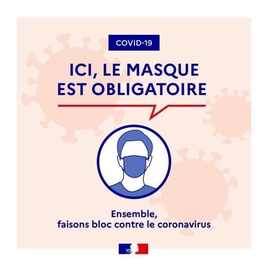 ⚠️😷 COVID-19 - PROLONGEMENT DU PORT DU MASQUE OBLIGATOIRE :
Par arrêté du 1er mars, le préfet des Bouches-du-Rhône a prolongé jusqu'au 3 mai l'obligation du port du masque. #restezprudents #prenezsoindevous