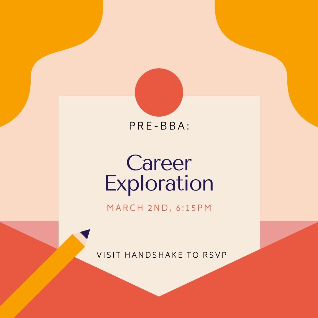 gbsbbacmc's tweet photo. Join us tomorrow evening to learn about the variety of opportunities the BBA offers you. As you plan for Summer or Fall 2021 classes, discover how the business degree builds on your liberal arts foundation and creates a wide range of career opportunities. https://t.co/V5tcNf2ceN