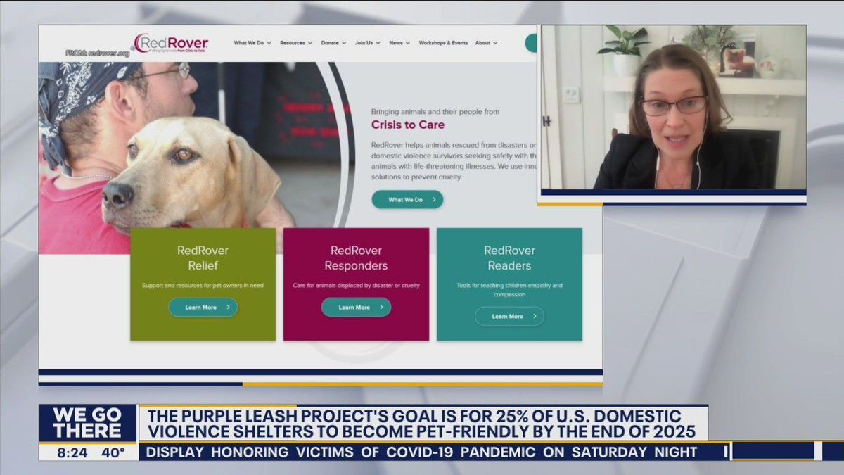 RedRoverOrg's tweet photo. Thank you to @Fox29's Good Day Philadelphia for welcoming @RedRoverNicole to discuss our #PurpleLeashProject partnership with @Purina and updated funding news for the #PAWSAct. Watch the clip here: https://t.co/OGhioIPD9S https://t.co/iB9ir8qJFT