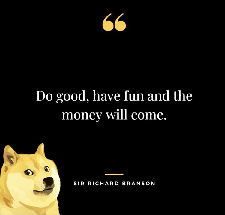 Promptpedia's tweet photo. Old Sir Richard must be Drinking the #DogeCoolAid
#Dogearmy #DogeApp #Dogecoin #DogePink https://t.co/mWgjiC3DGH