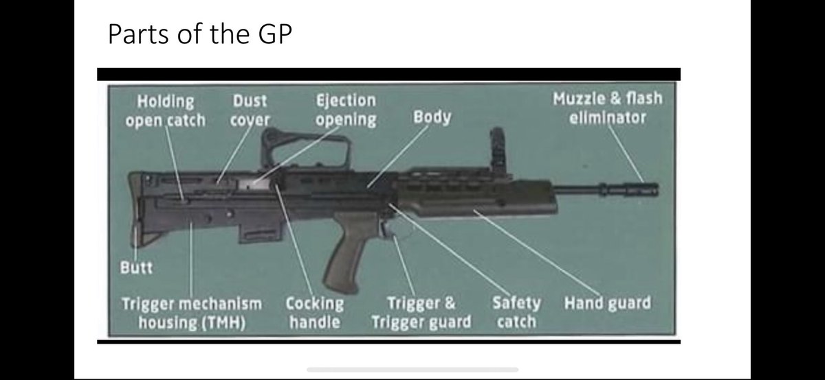 DumfriesD's tweet photo. Here we go! can you name the parts of the L98 A2 GP RIFLE??🧐 

Skills at arms is well underway this week for Dumfries!
Stay Safe, Stay Healthy❤️  

#keepingtheflamealive #acf #cadets https://t.co/2uCc2HyDbz