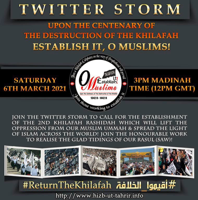 ali_bAdL's tweet photo. #ReturnTheKhilafah 

Islam akan kembali berjaya sesuai dgn janji Allah dan Rasulullah #YenidenHilafet https://t.co/maDYmhTfmg