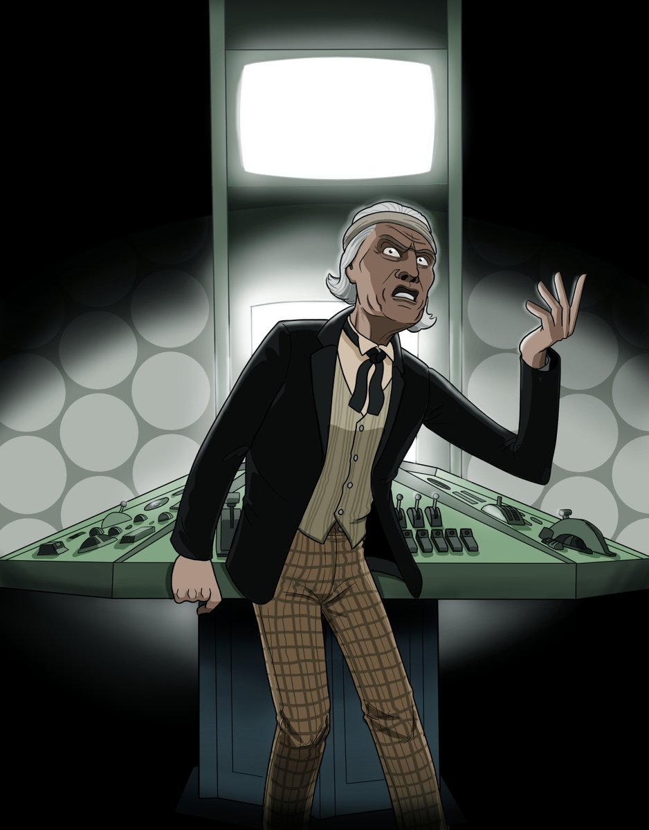 JohnCooper_uk's tweet photo. "A new birth of a sun and it's planets!". #DoctorWho From the first doctor adventure #EdgeofDestruction. Illustration by me. #fanart #doctorwhofandom #CLIPSTUDIO #tardis #WiliamHartnell #illustrationartists https://t.co/NWZKwxJYDh