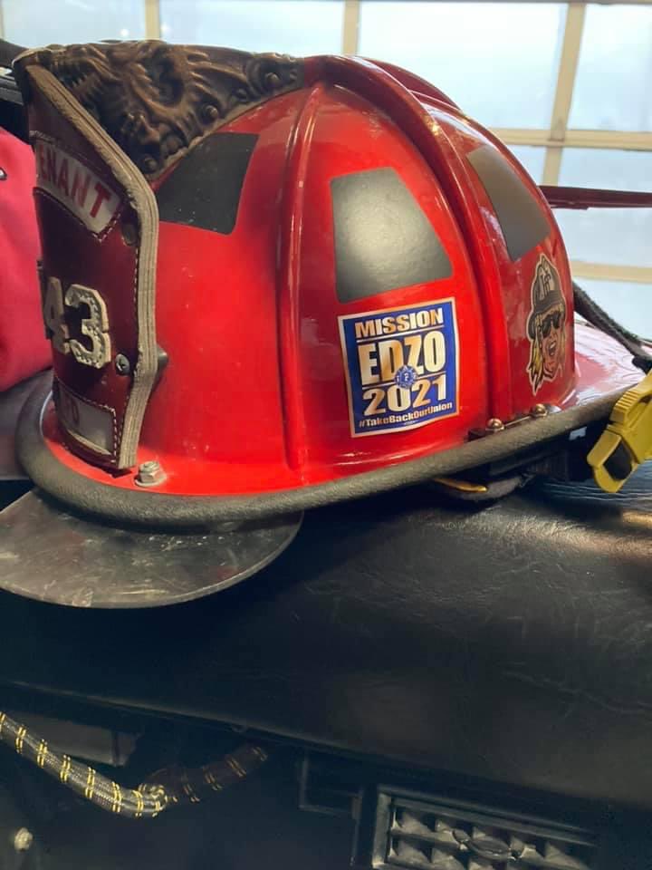 Thank you Brother Nicewarner and Morgantown Firefighters IAFF Local 313! #TeamEdzo