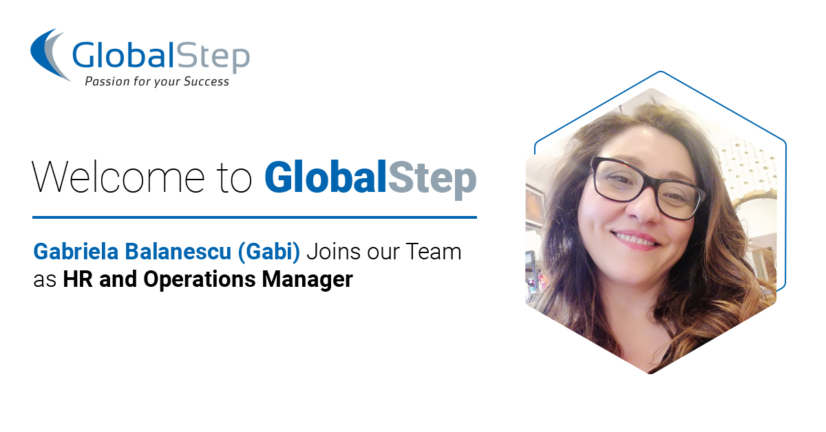 GlobalStep's tweet photo. #GlobalStep hires Gabi Balanescu as HR and Operations Manager for its Games QA operation in Bucharest. Gabi will be responsible for overseeing GlobalStep’s recruitment efforts in Romania as well as Europe. Welcome to the team Gabi! #GamesQA #DigitalAssurance #SoftwareTesting https://t.co/IZ6f8VUvr3