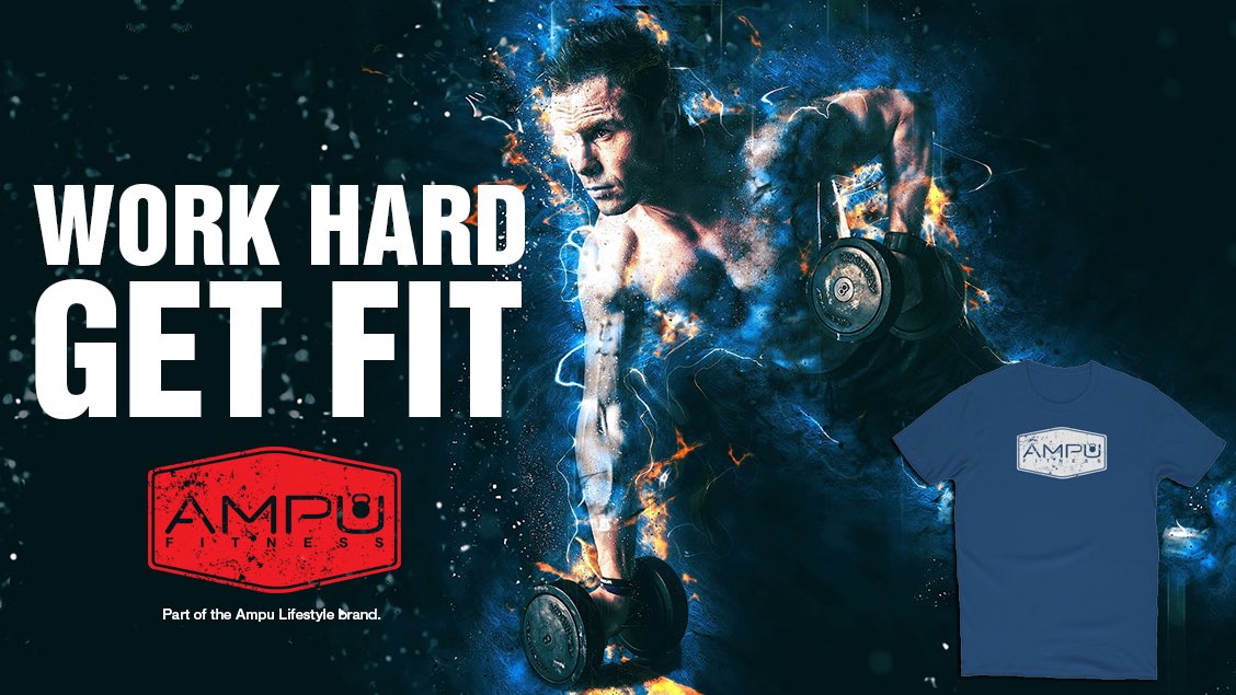 Happy Monday!!! Ampu Fitness part of the Ampu Lifestyle brand. @ amputees “work hard &amp; get fit” and never give up!! #amputees #ampufitness #ampulifestyle #fitness #motivation #nevergiveup