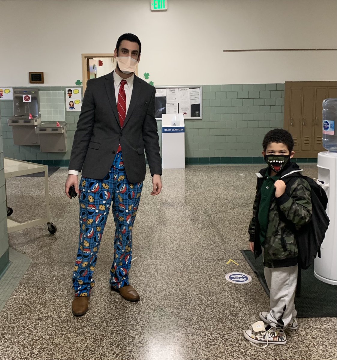Meghan (@meghankovacs) on Twitter photo We had a great day <a href="/SussexES/">Sussex Elementary</a> ! Teachers and staff were amazing and our students were ready to roll. @MrD_SussexElem wasn’t sure if he should dress for in-person or hybrid learning! 😂 We had a great day <a href="/SussexES/">Sussex Elementary</a> ! Teachers and staff were amazing and our students were ready to roll. @MrD_SussexElem wasn’t sure if he should dress for in-person or hybrid learning! 😂