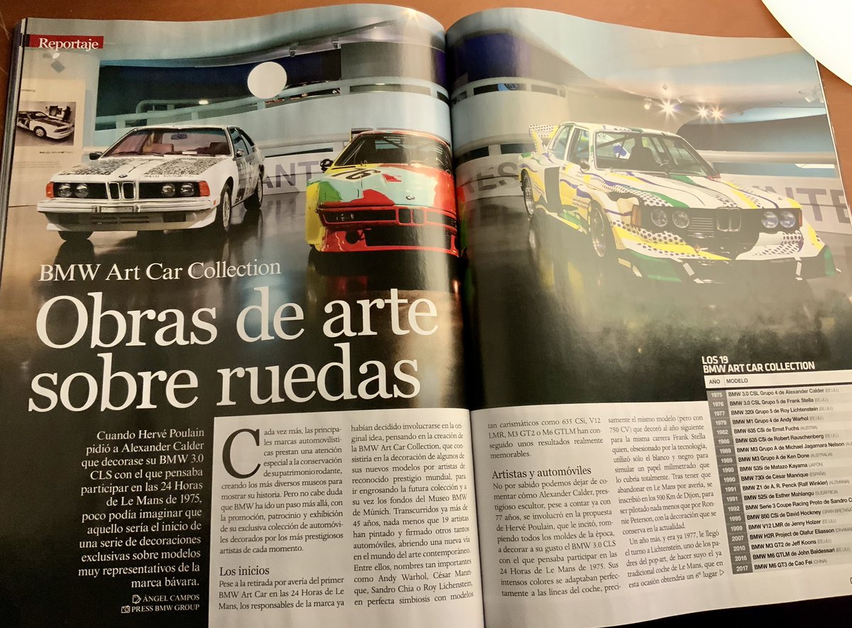 javaroco1's tweet photo. ¡ R E V I S T Ó N !
Espectacular número @VicarioMartin !!! 👏🏼👏🏼👏🏼
Seguro que hará las delicias de más de un #bimmer 😜
#bmwm #bmwm3 #m3e30 #bmwartcars https://t.co/sJ85THa0hJ