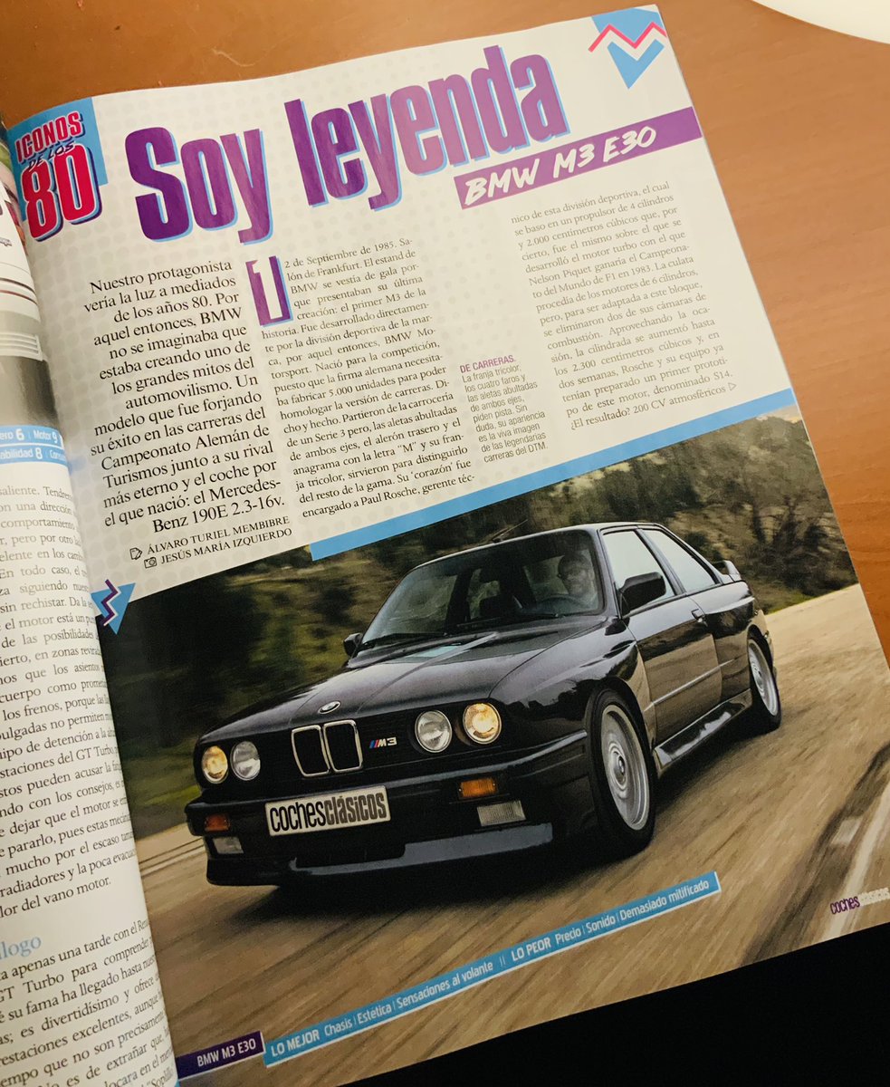 javaroco1's tweet photo. ¡ R E V I S T Ó N !
Espectacular número @VicarioMartin !!! 👏🏼👏🏼👏🏼
Seguro que hará las delicias de más de un #bimmer 😜
#bmwm #bmwm3 #m3e30 #bmwartcars https://t.co/sJ85THa0hJ
