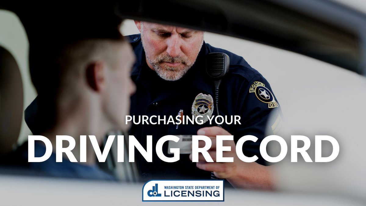 WA_DOL's tweet photo. Your driving record will show if you have:
• Violations
• Citations
• Convictions
• Departmental actions
• Collisions
Buy a copy online: ➡️ https://t.co/ZC6prXX59a
#DrivingRecord #Licensing https://t.co/Ndn2lbwkO5