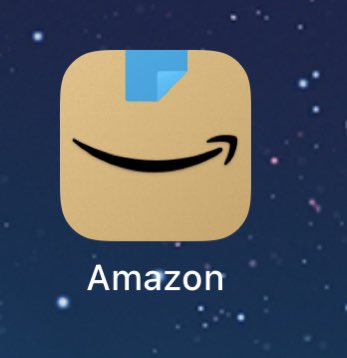 LaurentLawrence's tweet photo. I’ll admit to getting unreasonably excited about updates to app logos. The new one from @amazon is impressive. https://t.co/wJrW1nhw5u
