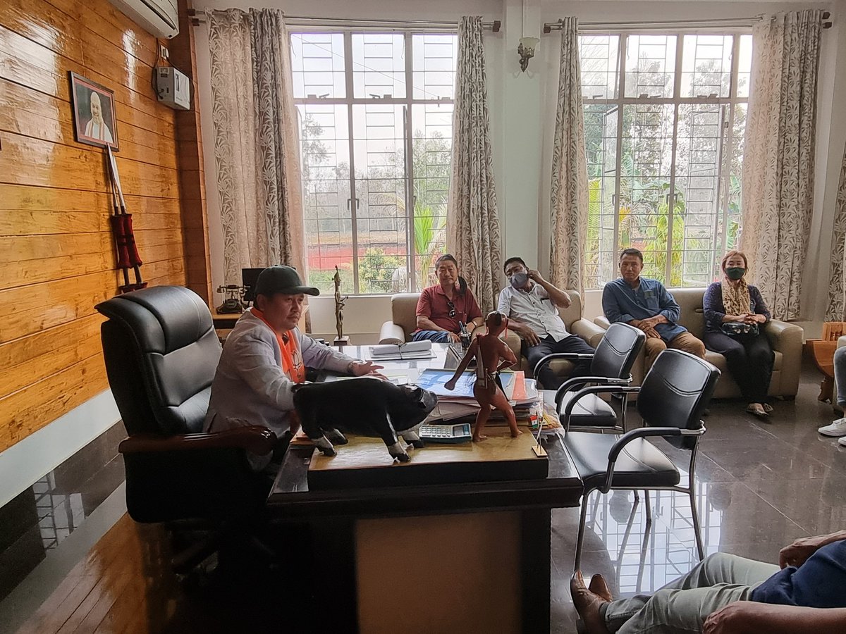 jacob_zhimomi's tweet photo. Held a meeting with @bjp4dimapur & discussed about the party matters and the way forward to strengthen the party in the district. #Unity4development.
@BJP4Nagaland @JPNadda @blsanthosh @AjayJamwalNE https://t.co/YNF27mo9NY