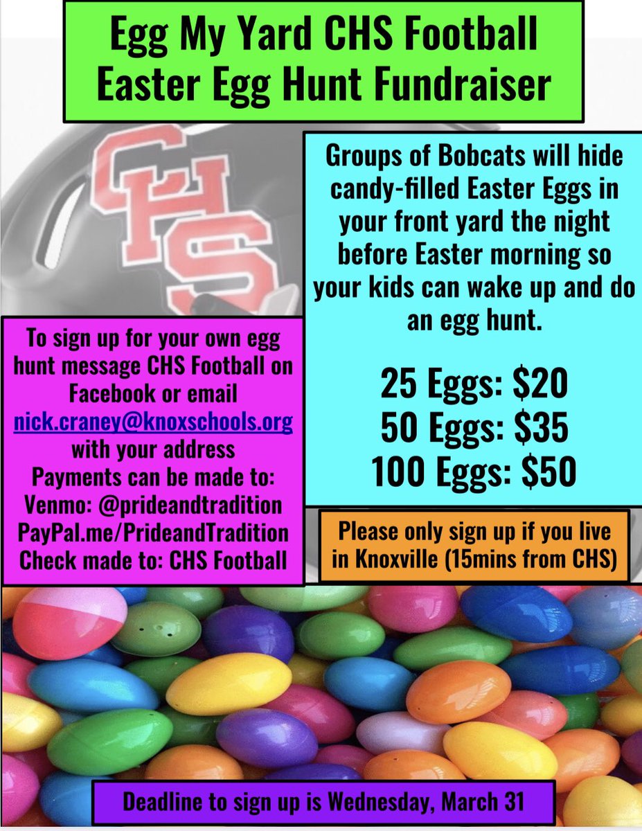 New fundraising idea. If interested, please reach out.