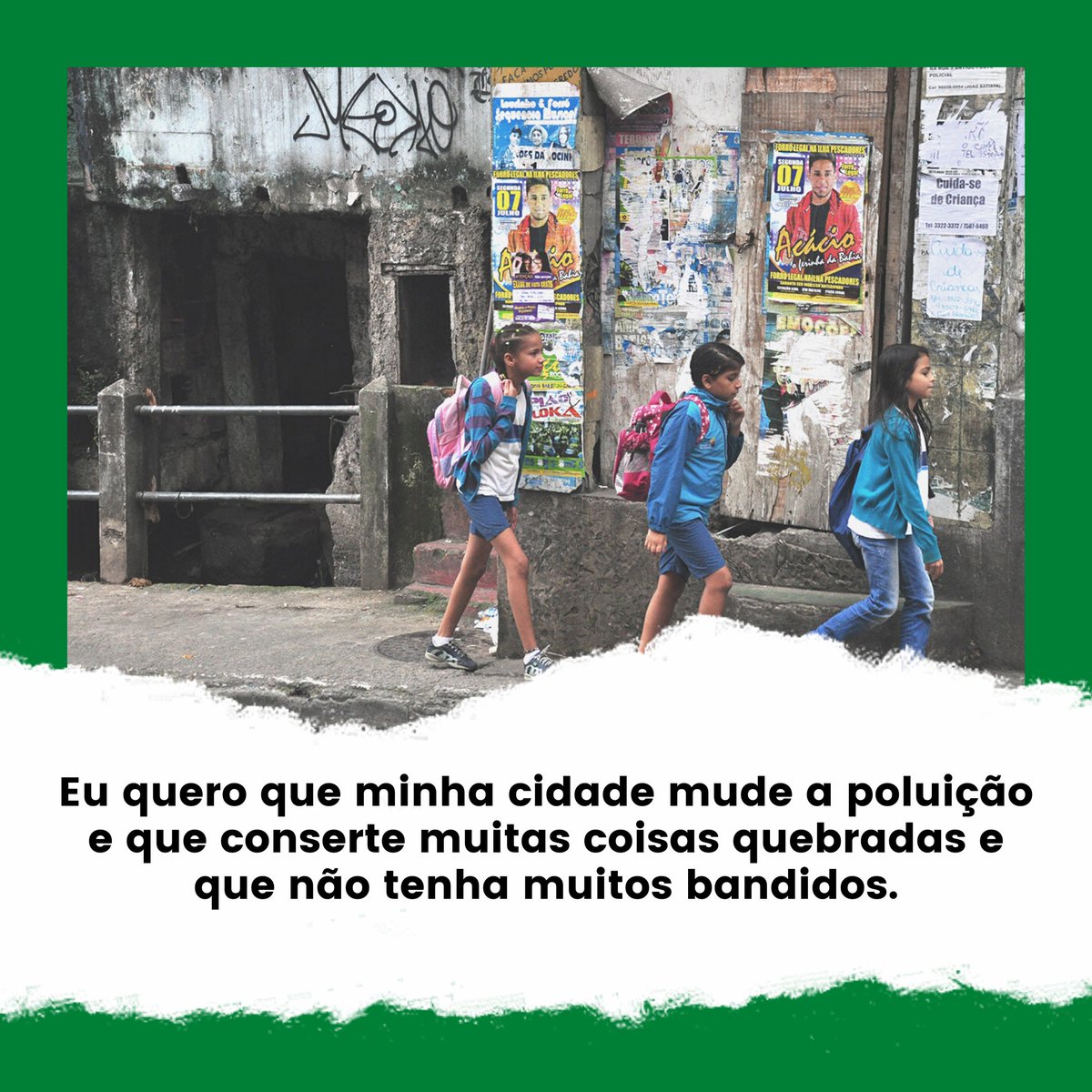 FFF_RJ's tweet photo. O Rio na visão das crianças:
No aniversário da nossa cidade, não devemos esquecer de seus contrastes, ocultos nos cartões postais e na visão daqueles que a pintam como cidade maravilhosa.

Imagens e relatos: Centro Internacional de Estudos e Pesquisas sobre a Infância (CIESPI) https://t.co/1oeYmRvebF