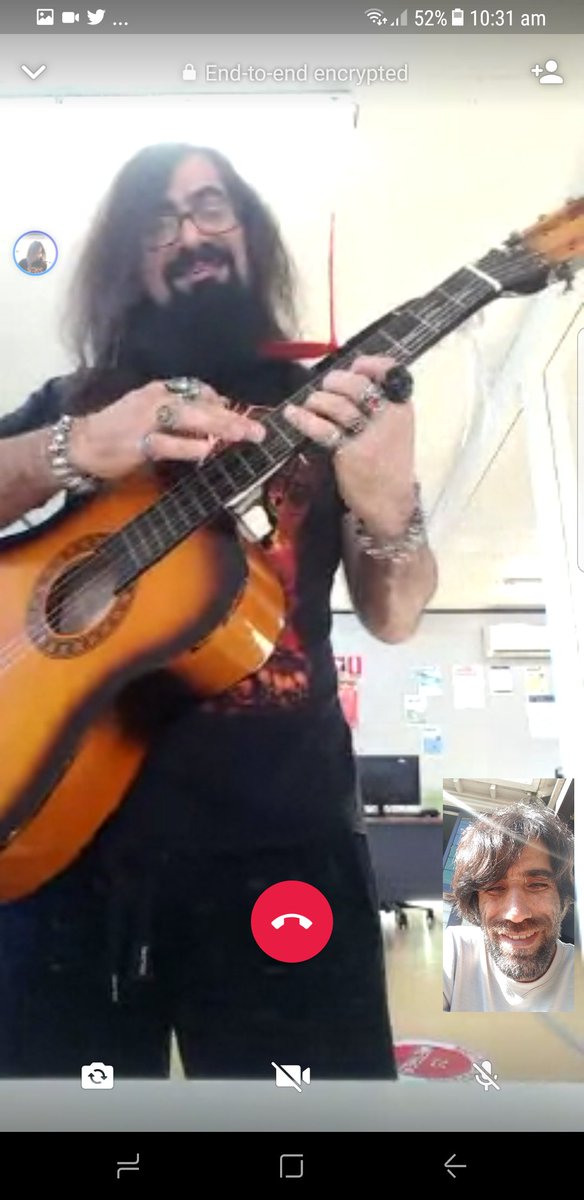 1) Today, I started my day  with live music by Kazem Kazemi. Kazem has just been released from an Australian prison camp alongside over 20 other refugees after almost eight years.