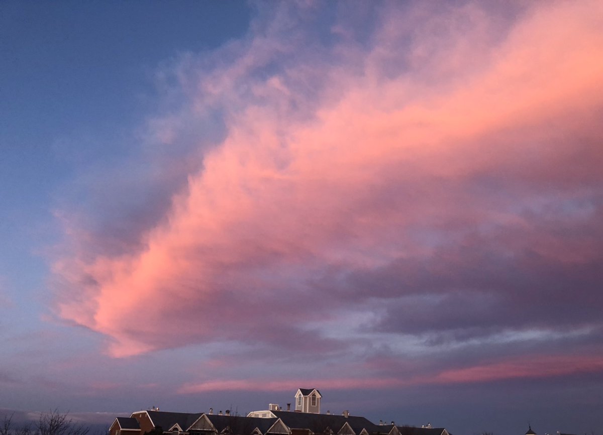 Tonight’s sunset... March 1st #Chelsea #sunset