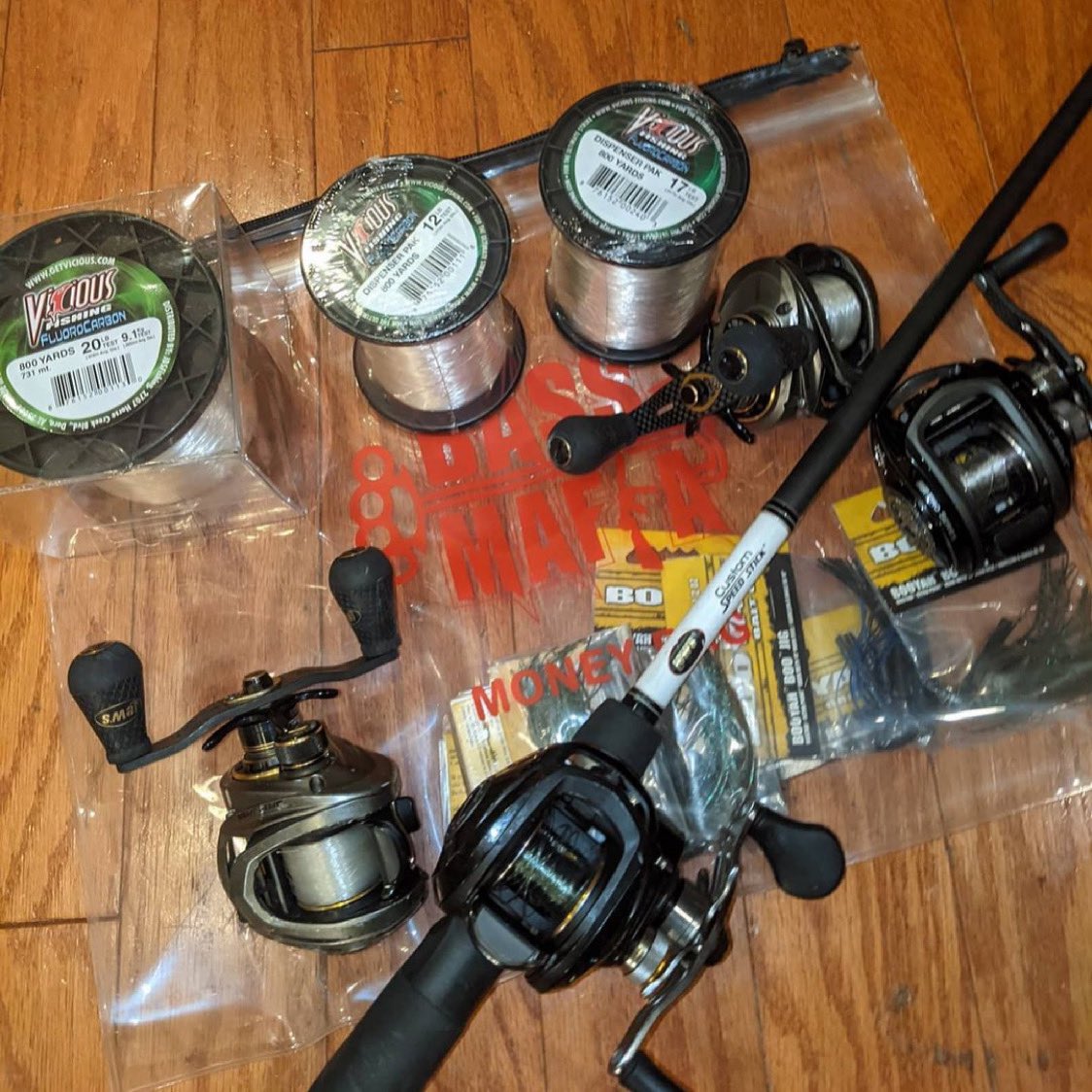 Viciousfishing's tweet photo. The best thing to do on a rainy day! Time to put fresh Vicious Fishing Line on the reels!!! #fishing #fishingline #spoolup #viciousfishing #viciousfishingline #getvicious https://t.co/aEnDvgYRka