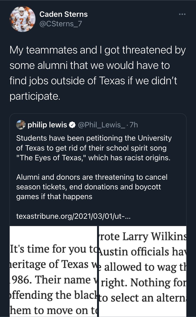 Unnecessary Roughness on Twitter "“The Eyes Of Texas” controversy at