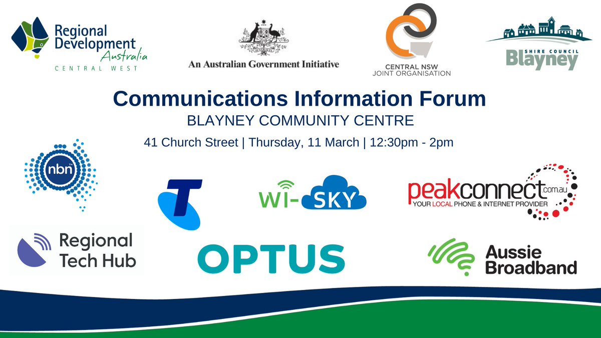 Get your ticket here: …s-information-forum.eventbrite.com.au