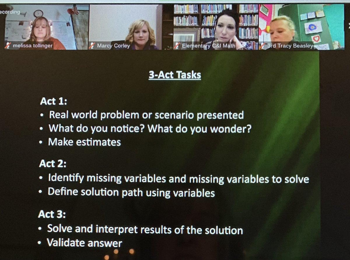TollingerT's tweet photo. Loved hearing about 3-Act Tasks in math today with @gfletchy! Great info on math progressions and using the 5 practices framework for effective math discussions. Thank you! ☺️ @RiddleElem @ci_elem @friscoisd #RiddleExplores https://t.co/R2ygwruhLr