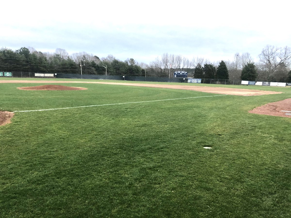 HPCA_Baseball's tweet photo. Opening day Tuesday ! Home vs. Southlake 4:00 first pitch. Field is dry and ready! #cougarpride @HPEmichael @IMPACTBASEBALL_ @PrepBaseballNC @NCISAA1 @packman6Mike https://t.co/6m5hKH4lmy