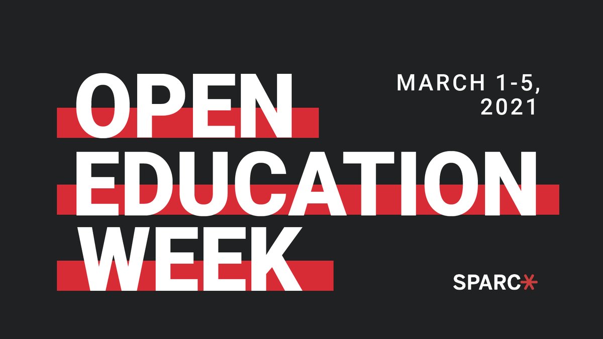SPARC_NA's tweet photo. #OEweek is a great time to celebrate #OpenEducation—and the other 51 weeks are too! Join SPARC's #LibOER forum to connect with #OER practitioners year round. https://t.co/IX3eBj4pq3 https://t.co/ZS79VIJSgV