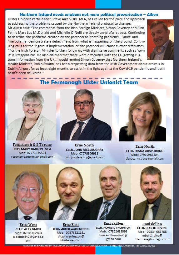 Fermanagh & Omagh Ulster Unionist Councillors (@feromauup) on Twitter photo 