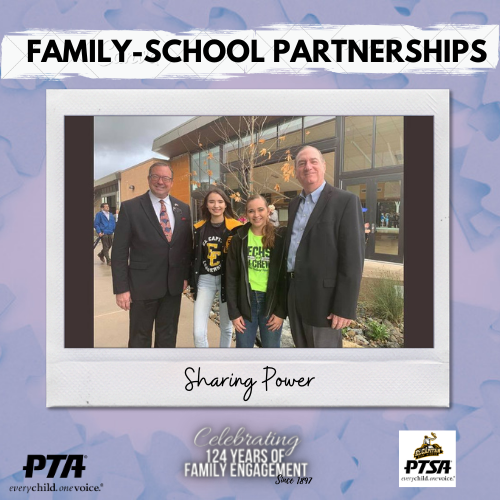 ElCapPtsa's tweet photo. When families and #school staff engage in regular, two-way, meaningful communication about student learning, #allchildren win.
#PTA4Kids #124YearsofPTA #FamilyEngagement
#GoECVaqueros
#JoinElCapPTSA - https://t.co/O36U86Rl4n https://t.co/90zkwRzXHS