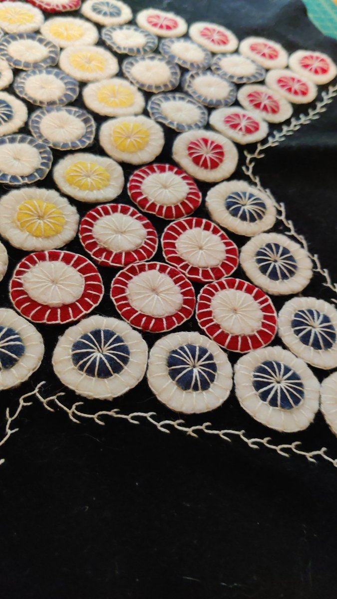 Now that's a lot of pearl cotton # handmade # woolart #ufos