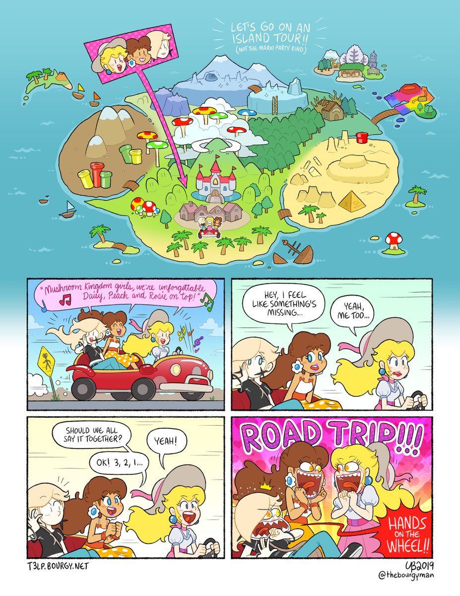 The 3 Little Princesses is my Super Mario fan comic! 
