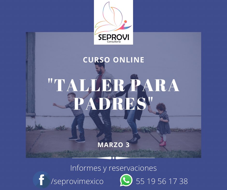 CSeprovi's tweet photo. ¿Te gustaría ser un padre bien padre? ¡¡Este curso ONLINE es tu Oportunidad PERFECTA.
#seprovi #consultoria #Padres #CursoEnLinea https://t.co/Cel7vb207P