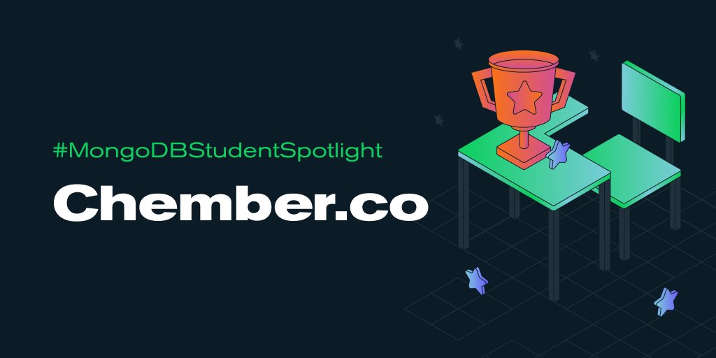 MongoDB's tweet photo. Here is how student-run startup @chemberco built their product with MongoDB: https://t.co/x7fvAWi403 #MongoDBStudentSpotlight https://t.co/amFlIcT2TO