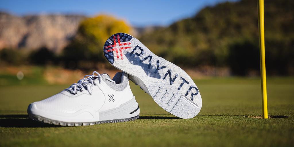 PayntrGolf's tweet image. The PAYNTR Golf range is available now!
The X 001 F was built for the biomechanics of the golf swing and is designed to enhance your game.
#payntr #payntrgolf #performancemultiplied #golf