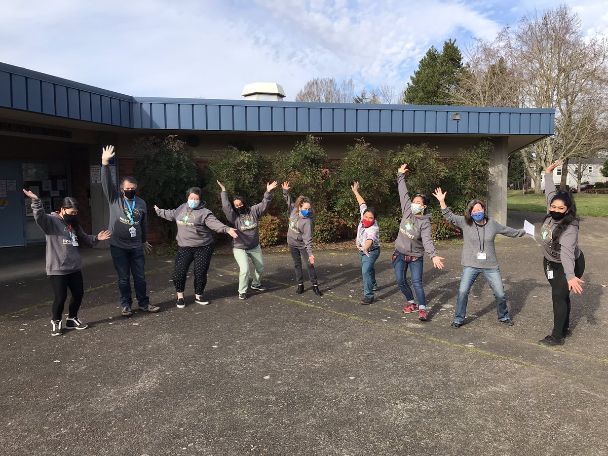 Clarendon LIPI team!!❤️ 1st day of Limited In Person Instruction, we did it! Great job everyone! ✨ “Together we are PPS Head Start” ✨ <a href="/PPSHeadStart/">PPSHeadStart</a> <a href="/PPSConnect/">Portland Public Schools</a>