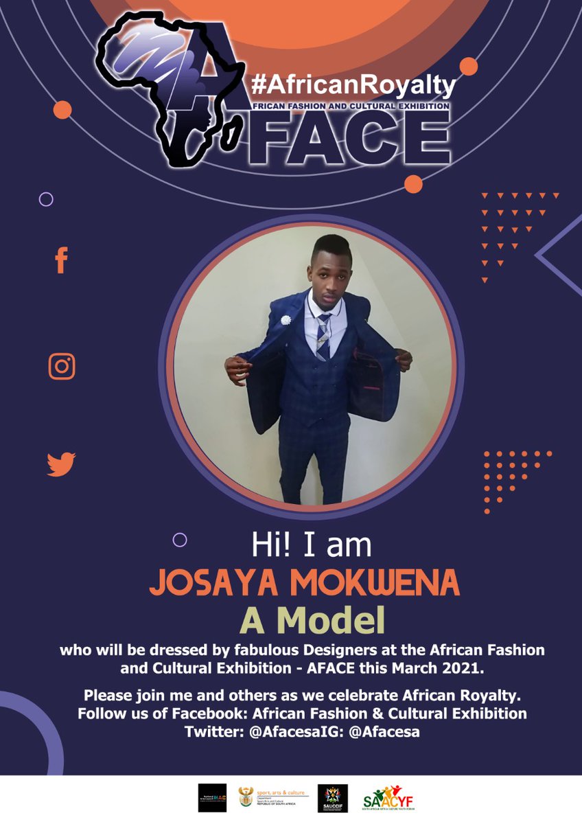 Afacesa's tweet photo. Models Featured in AFACE 2021.

This March Tune in and be part of the African Royalty Celebration.

#AfricanRoyalty https://t.co/WXSvJYtBYE