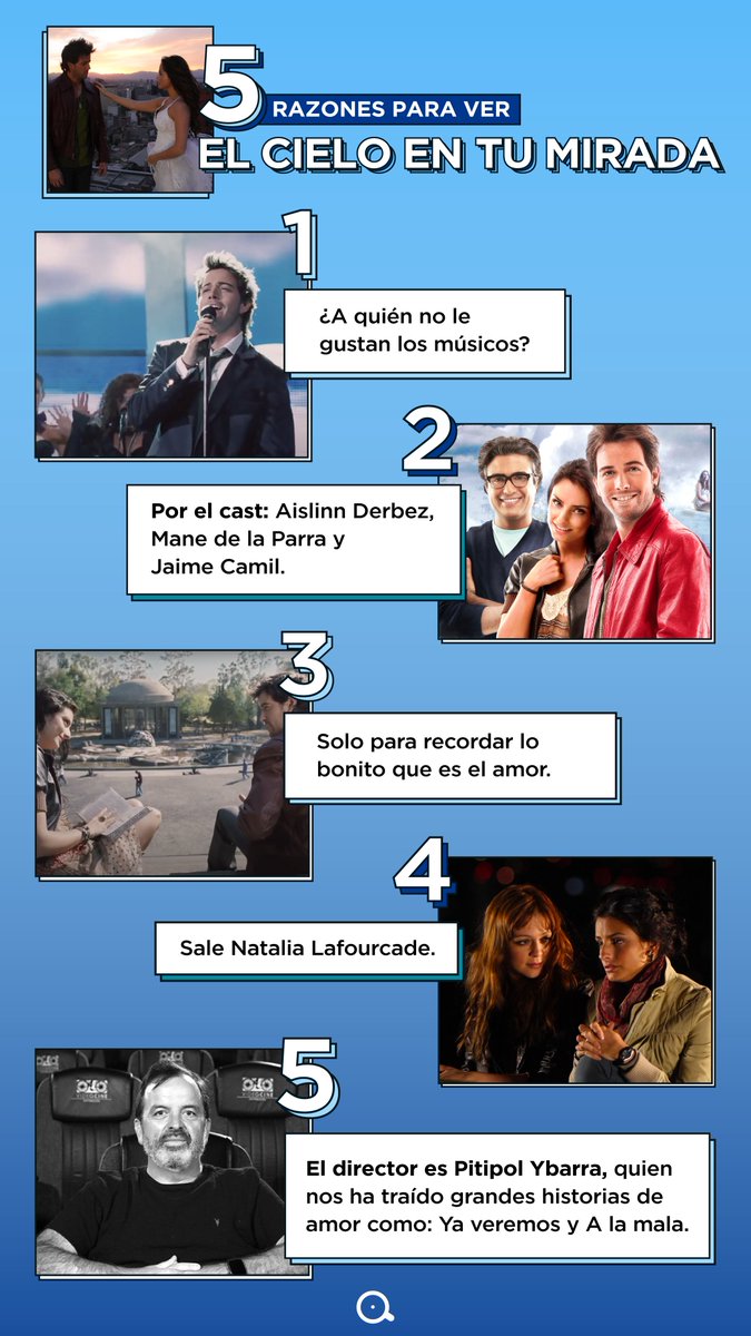 Hace 9 años estrenamos esta película que nos dio razones para volver a creer en el amor, #ElCieloEnTuMirada. 

Prepara los pañuelos y corre a verla en @blim.