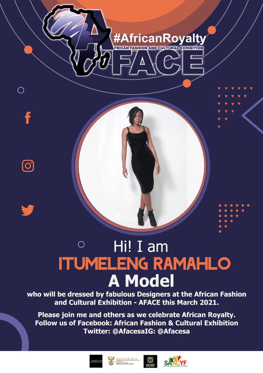 Afacesa's tweet photo. Models Featured in AFACE 2021.

This March Tune in and be part of the African Royalty Celebration.

#AfricanRoyalty https://t.co/x4lhlKuJuL