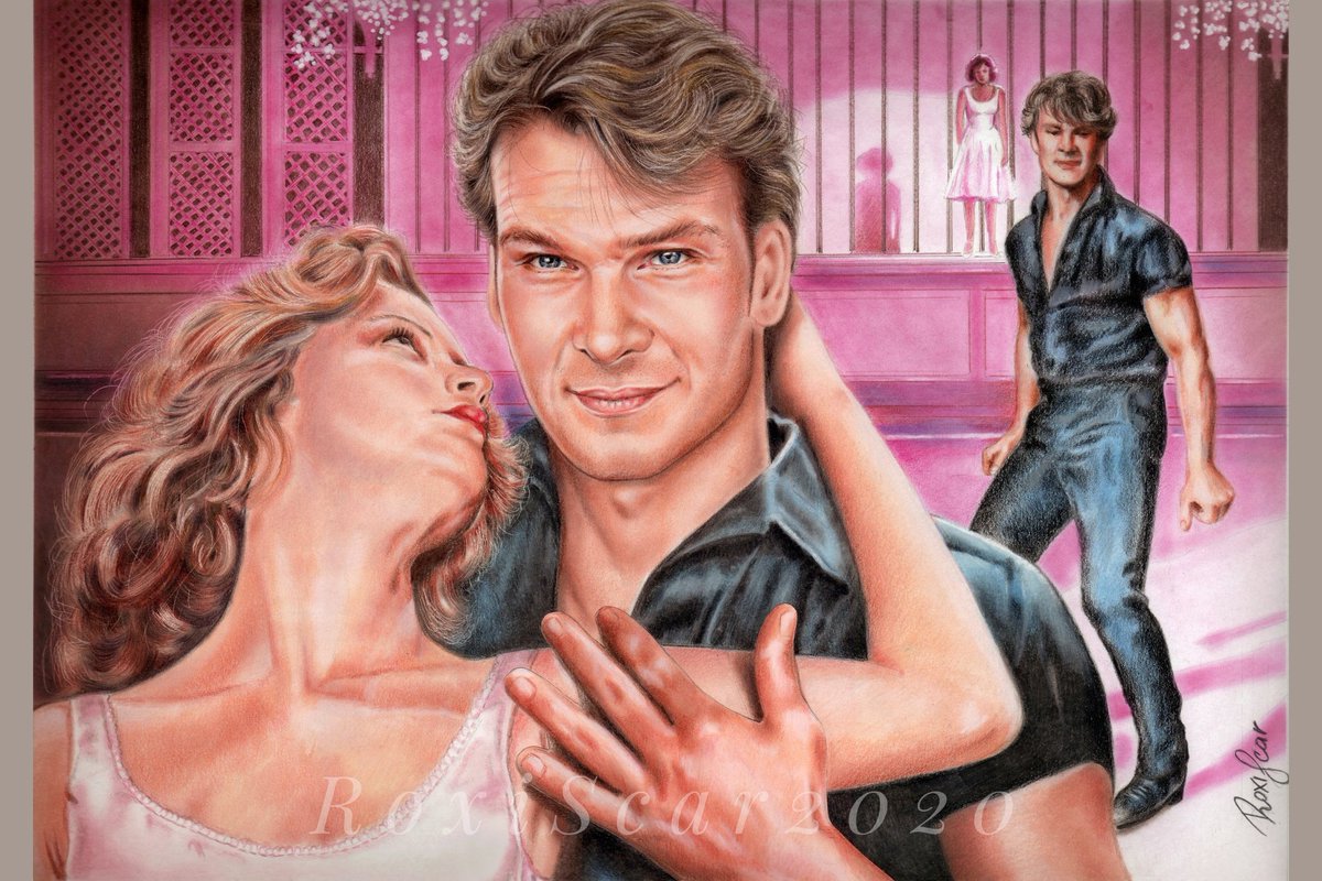 Disegnando Dirty Dancing. Illustrazione a matita.
Patrick Swayze - Jennifer Grey. Color pencil drawing by RoxiScar.
Fan art #PatrickSwayze #patrickswayzefanart #DirtyDancing #ghost #pointbreak #roadhouse #art #artwork #drawing #portrait #disegno #ritratto
