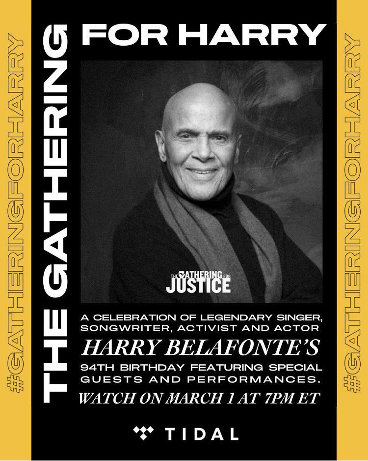 Gather4Justice's tweet photo. The #GatheringForHarry re-stream is live, courtesy of @TIDAL! No account required, watch now at https://t.co/LE9eI8SBq7 ๐ฅณ #HB94 #GFJ15 https://t.co/r3OayC0aJA