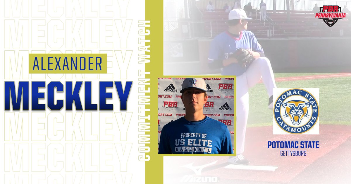 📢 Commitment Watch 📢

2021 RHP/1B Xander Mecley (<a href="/GburgBaseball3/">Gettysburg Baseball</a>) has committed to <a href="/PotomacStateBB/">Potomac State Baseball</a> #congrats

Meckley was a standout at the <a href="/USElitebase/">US Elite Baseball</a> Scout Day in October. #pbrfamily 

⏭ prepbaseballreport.com/profiles/PA/Xa…