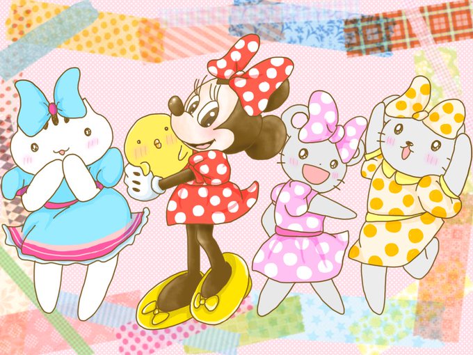 ミニーマウスのtwitterイラスト検索結果